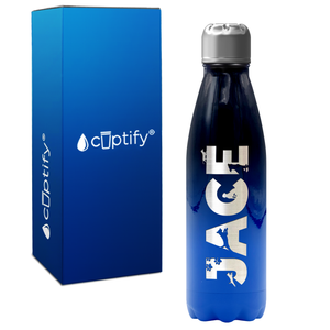 Kids Personalized Water Bottle with Name 17oz Retro Bottle