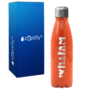 Kids Personalized Water Bottle with Name 17oz Retro Bottle