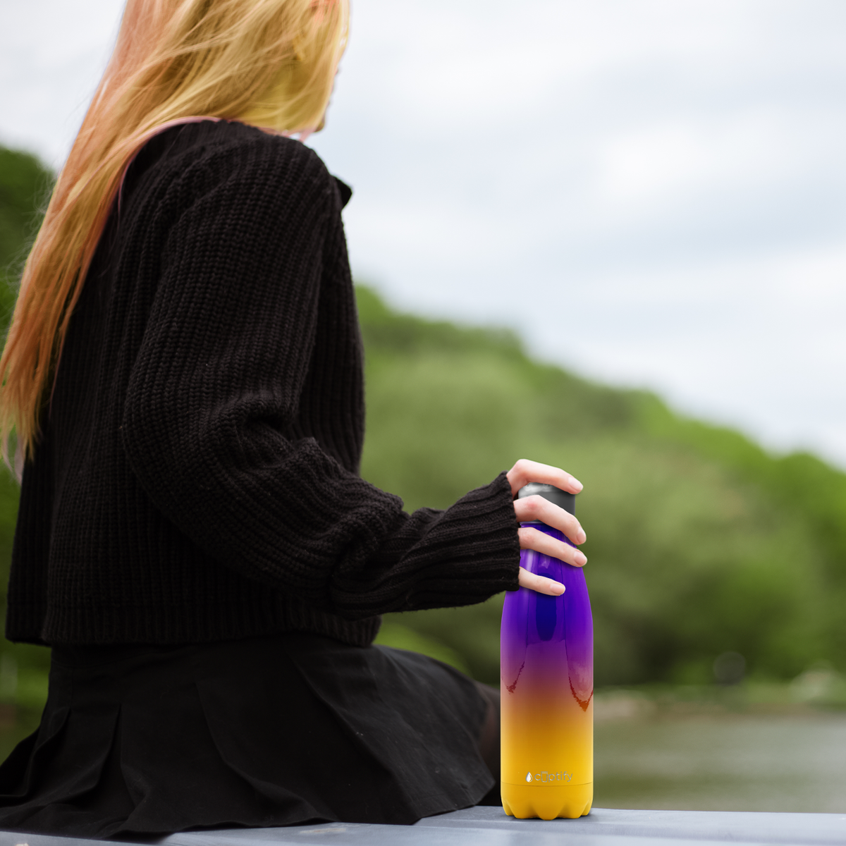 Minnesota Ombre 17oz Retro Water Bottle