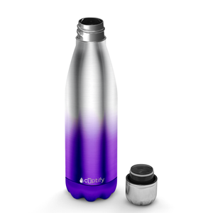 Purple Ombre Translucent 17oz Retro Water Bottle