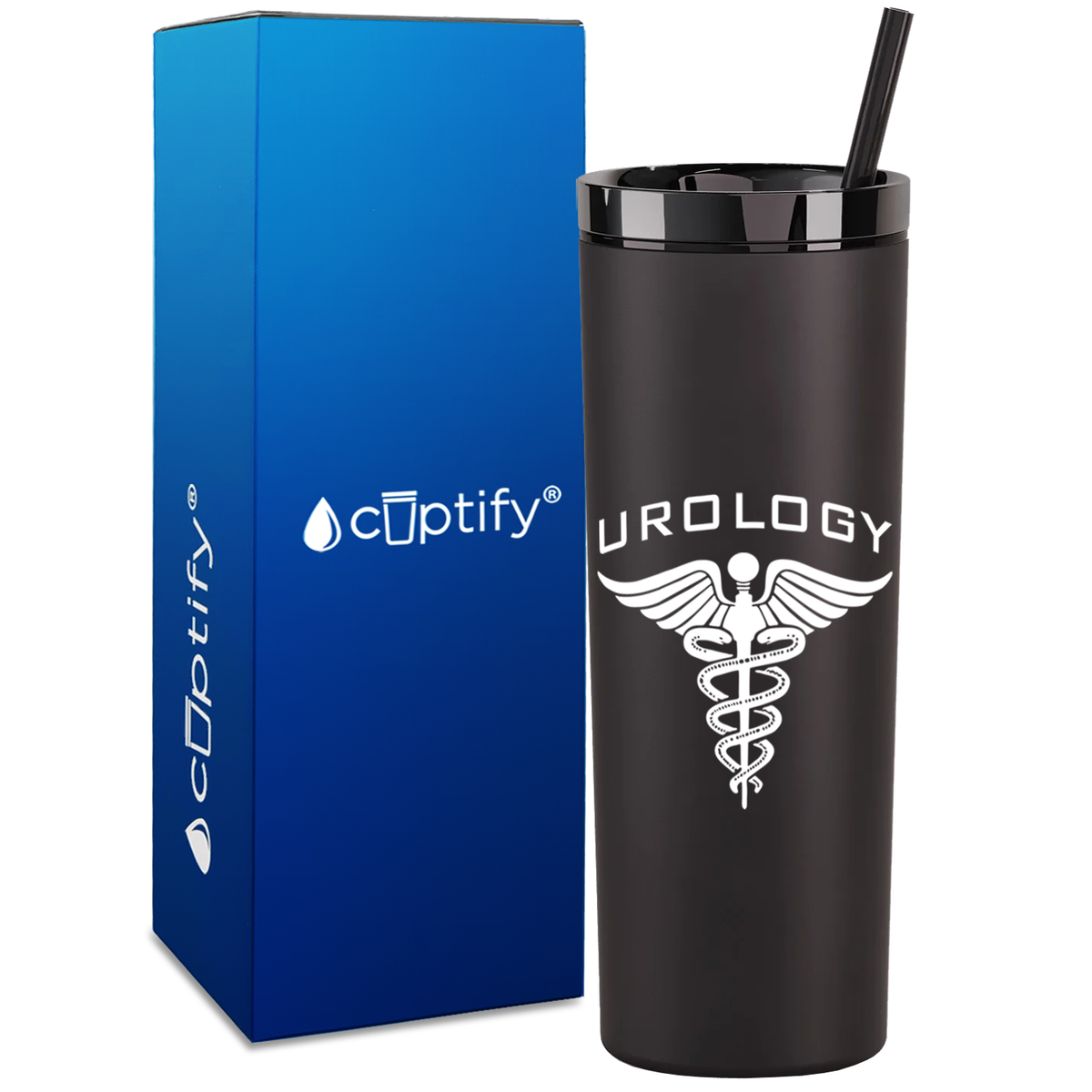 Urology on 18oz Acrylic Skinny Tumbler