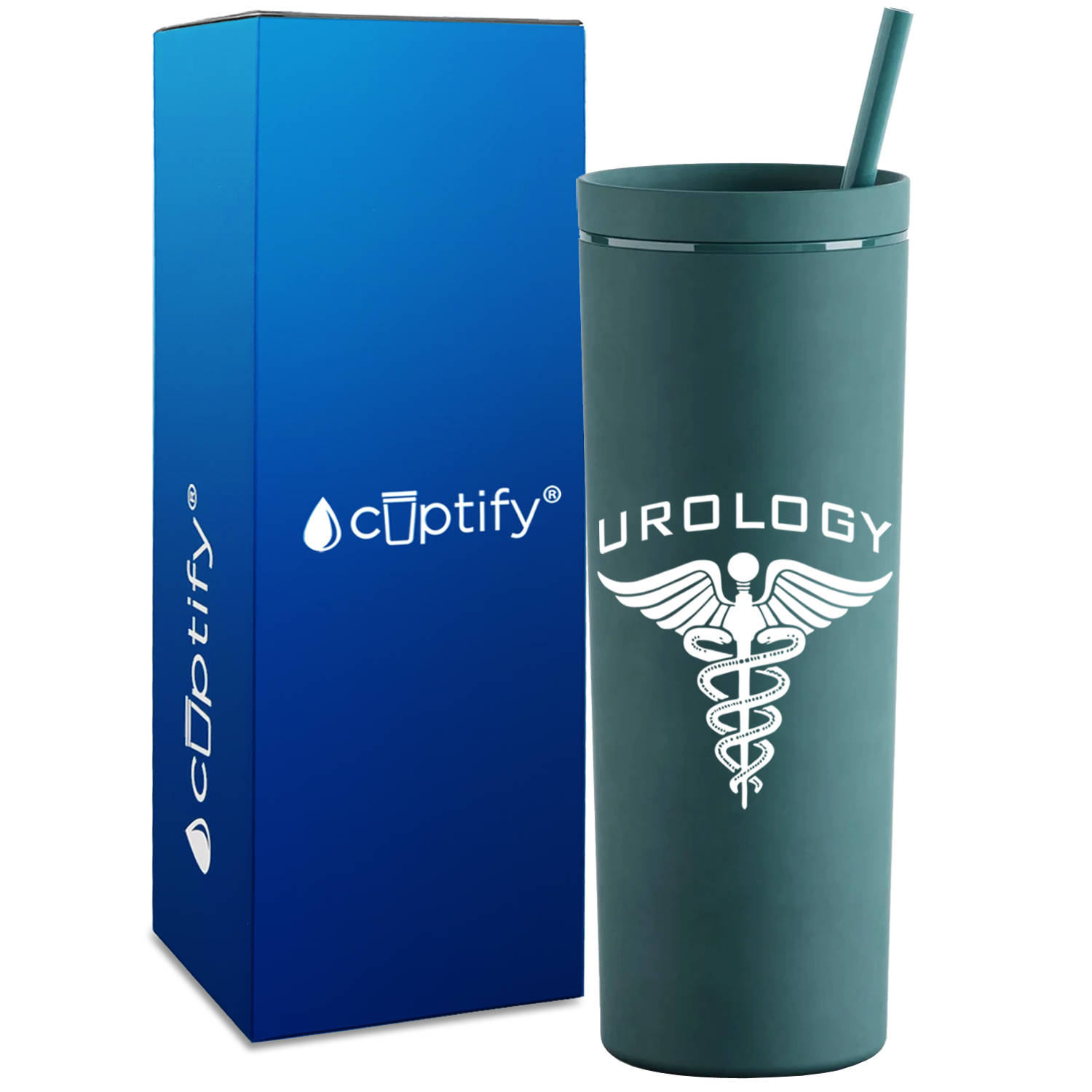 Urology on 18oz Acrylic Skinny Tumbler