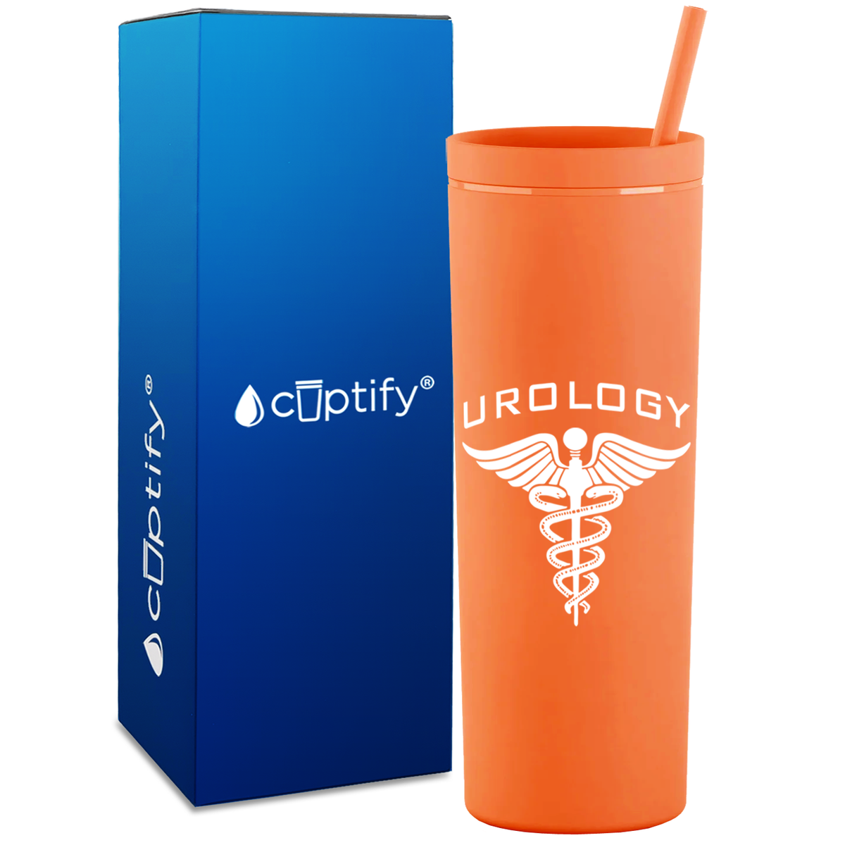 Urology on 18oz Acrylic Skinny Tumbler