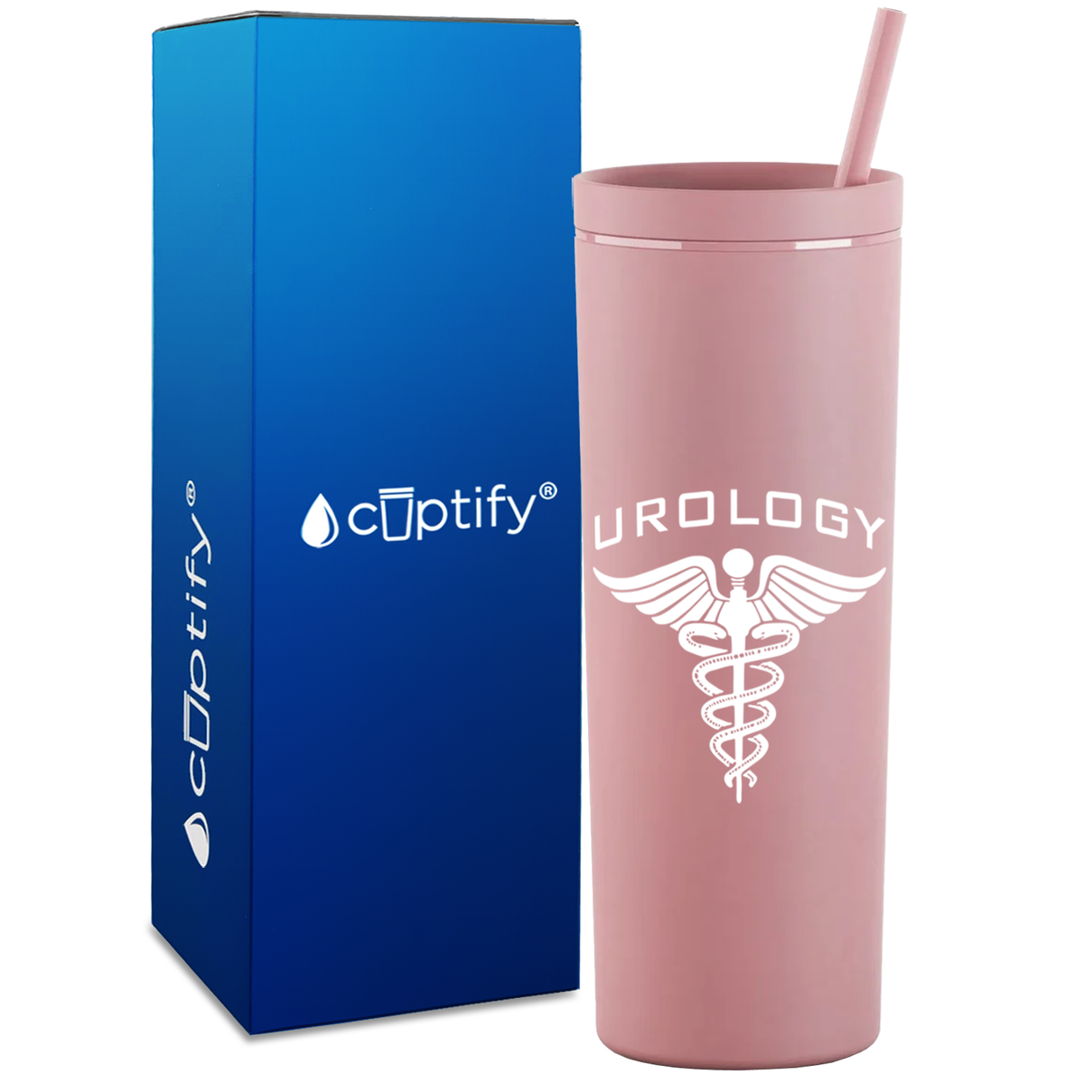 Urology on 18oz Acrylic Skinny Tumbler