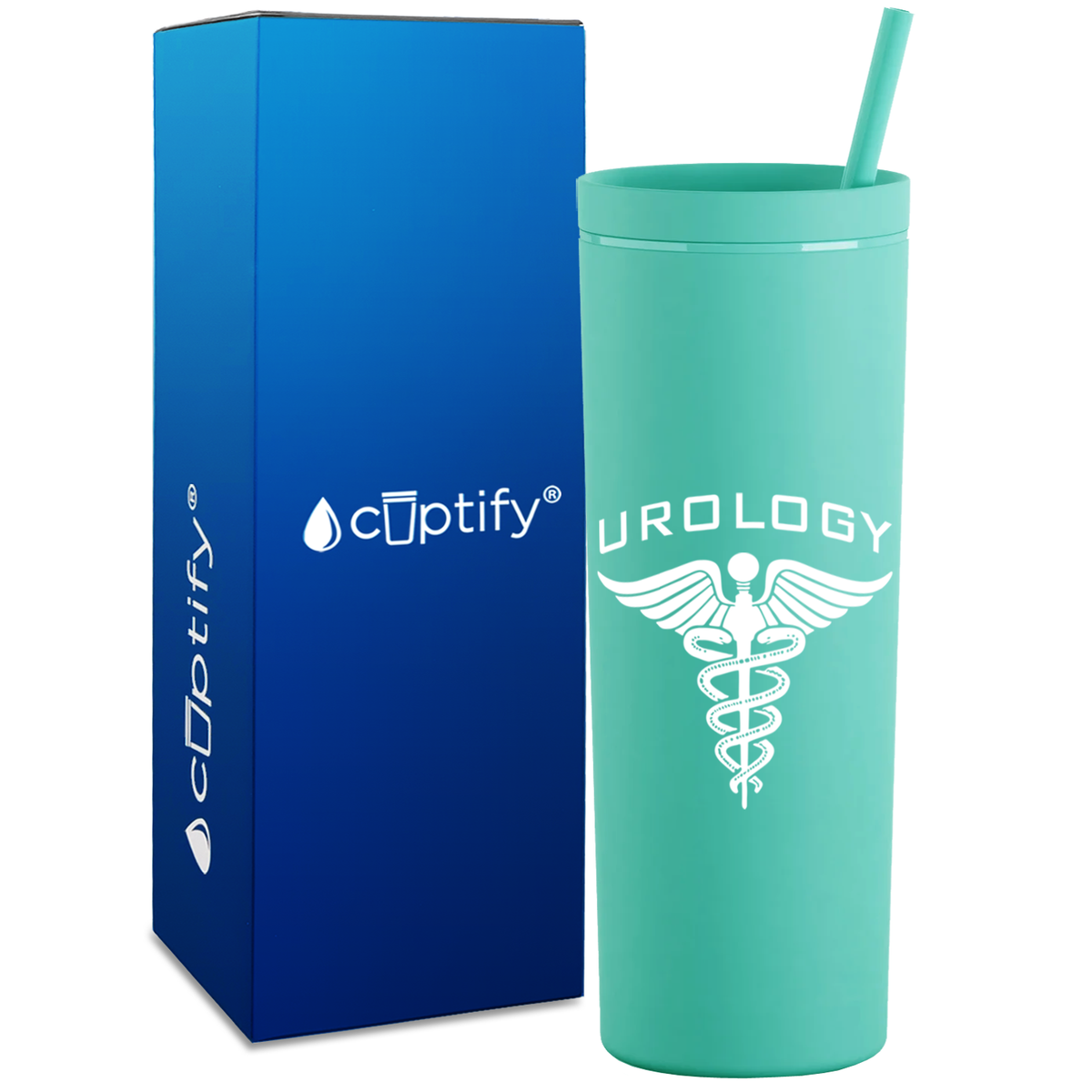 Urology on 18oz Acrylic Skinny Tumbler
