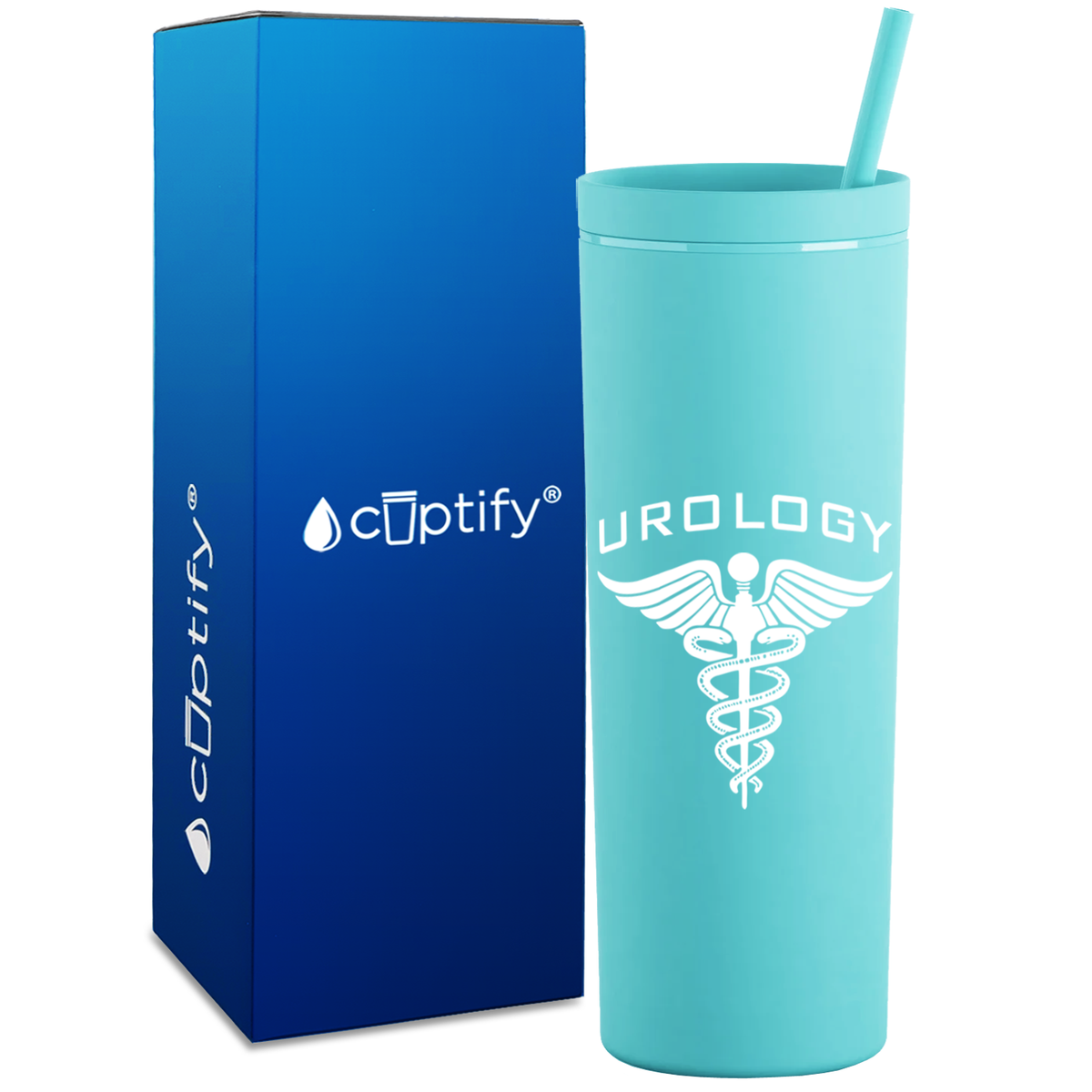 Urology on 18oz Acrylic Skinny Tumbler