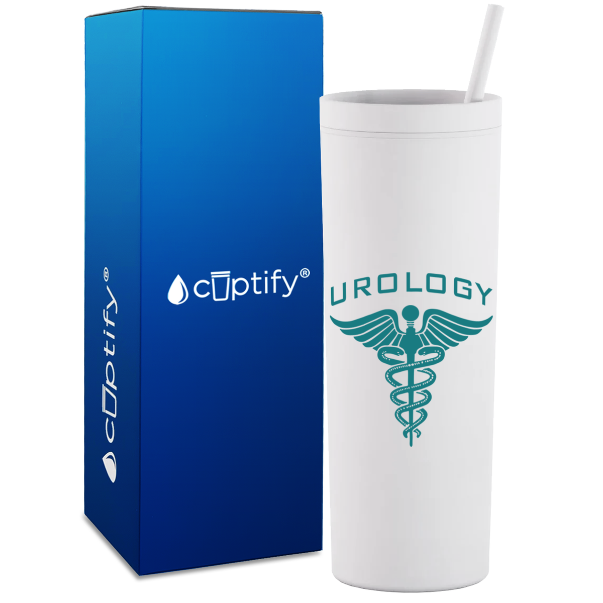 Urology on 18oz Acrylic Skinny Tumbler