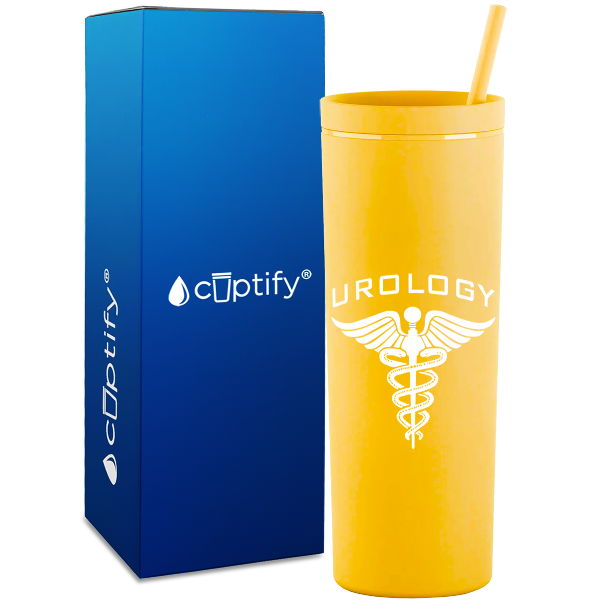Urology on 18oz Acrylic Skinny Tumbler