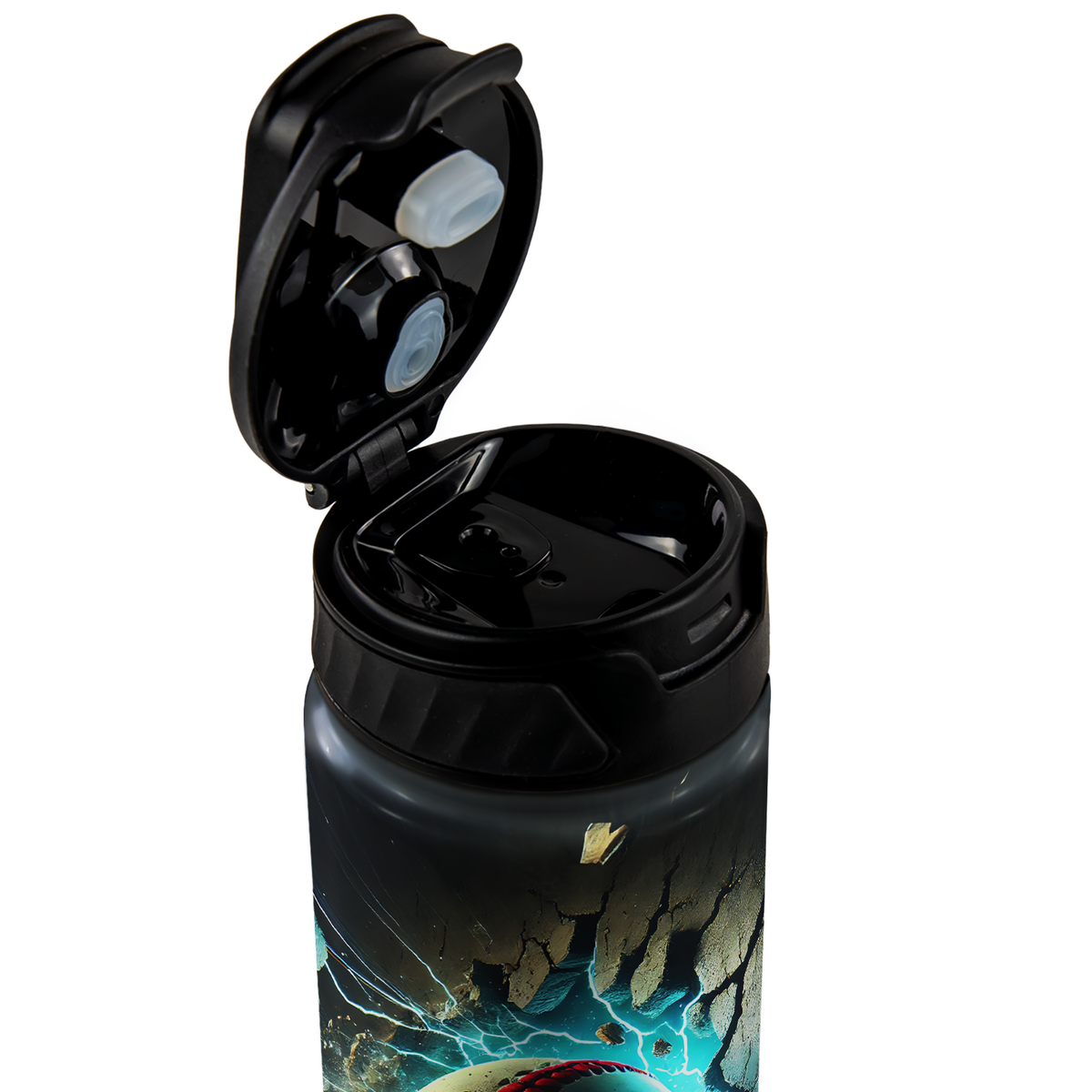 Personalized Baseball Breakthrough with Name 18oz Kids Water Bottle