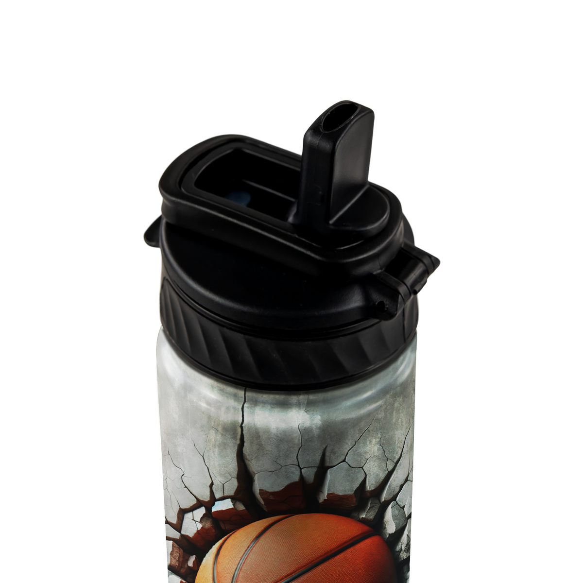 Personalized Basketball Blast with Name 18oz Kids Water Bottle