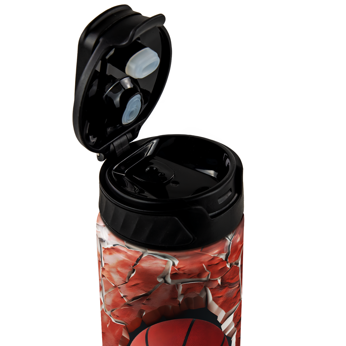 Personalized Basketball Power Play with Name 18oz Kids Water Bottle