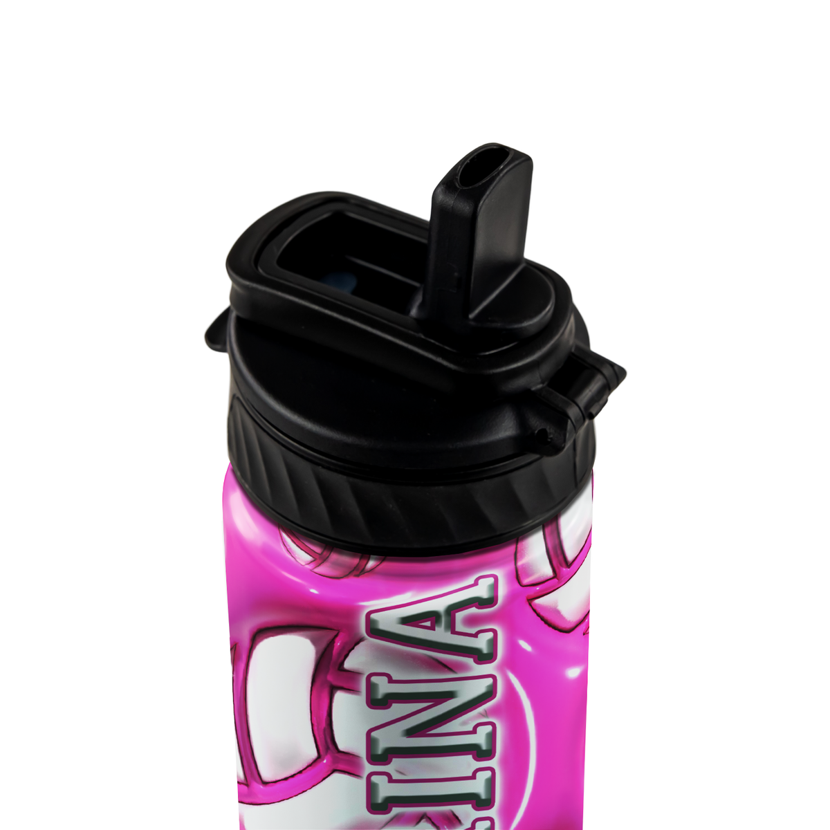 Personalized Bubble Volleyball with Name 18oz Kids Water Bottle