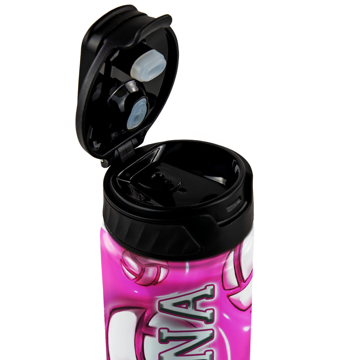 Personalized Bubble Volleyball with Name 18oz Kids Water Bottle