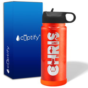 Personalized Water Bottles for Kids with Name on 18oz Wide Mouth