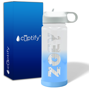 Personalized Water Bottles for Kids with Name on 18oz Wide Mouth