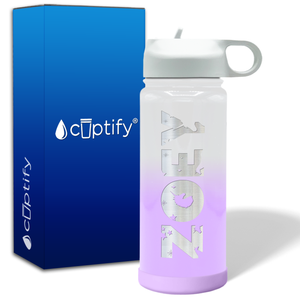 Personalized Water Bottles for Kids with Name on 18oz Wide Mouth