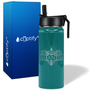 Personalized Vestige Design on 18oz Wide Mouth Bottle