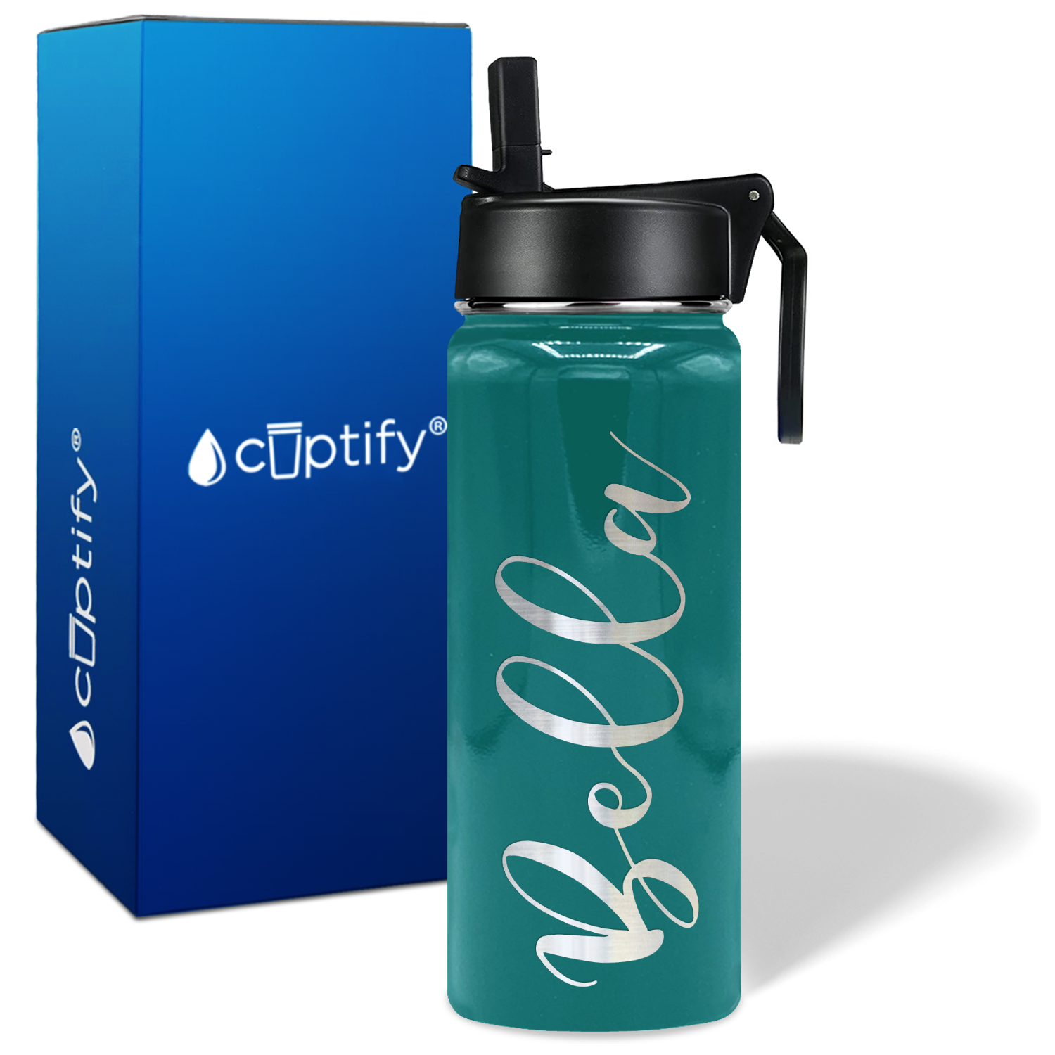 Personalized Bella Style on 18oz Wide Mouth