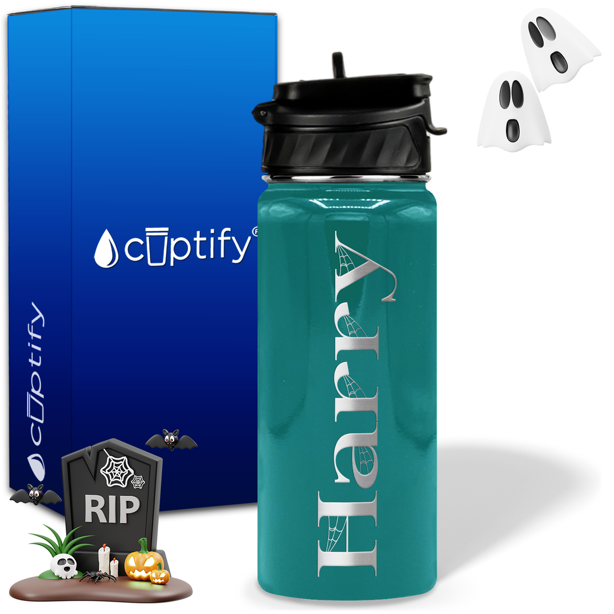 Wicked Halloween Personalized 18oz Water Bottle