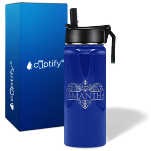 Personalized Vestige Design on 18oz Wide Mouth Bottle