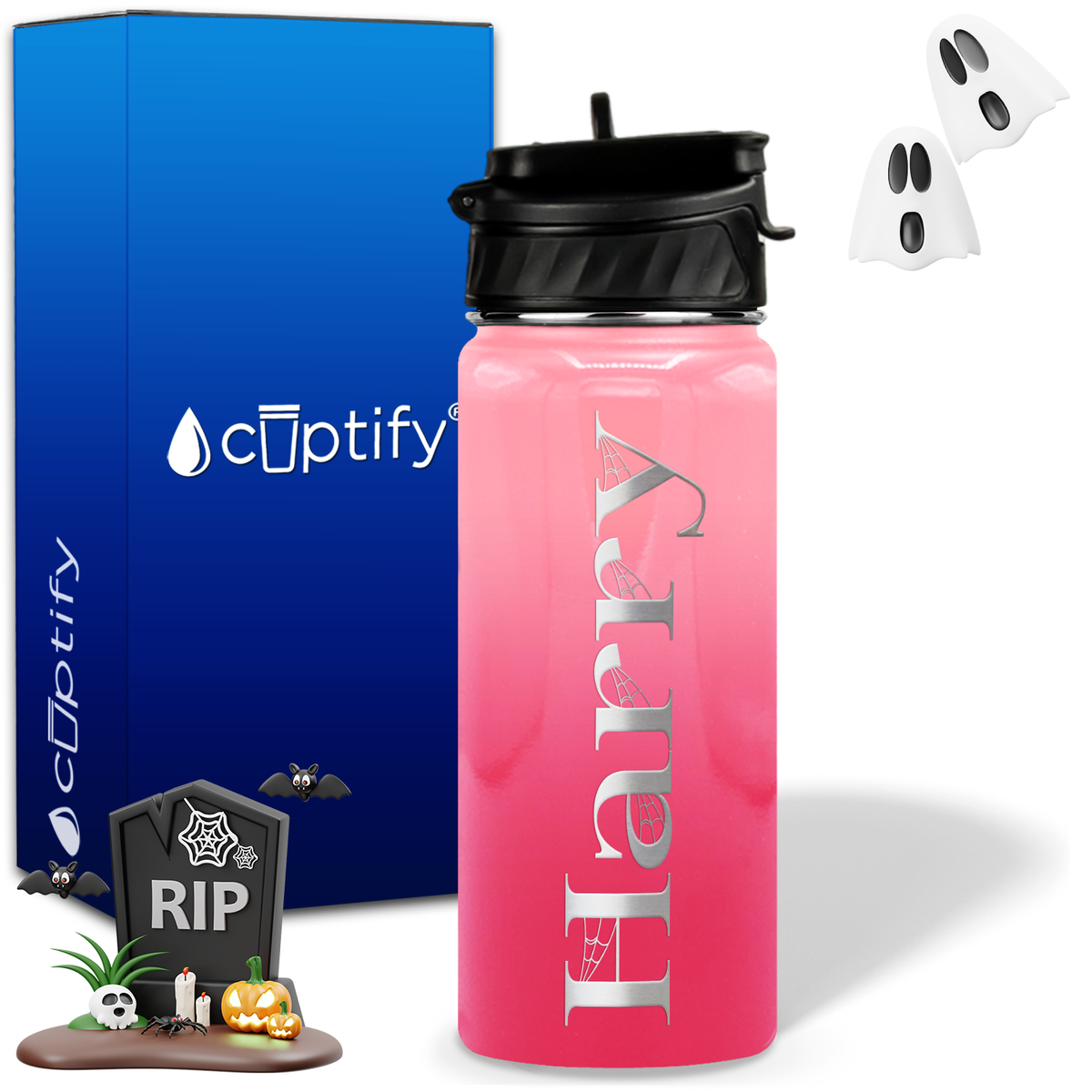 Wicked Halloween Personalized 18oz Water Bottle