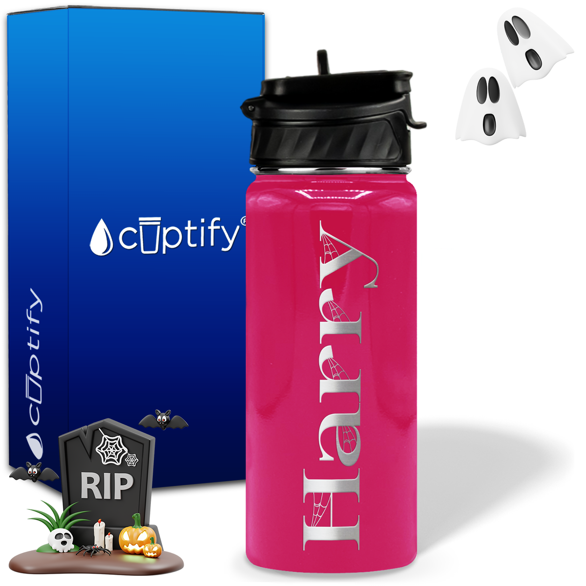 Wicked Halloween Personalized 18oz Water Bottle