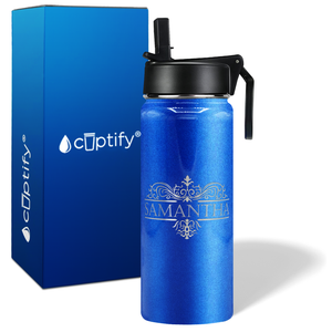 Personalized Vestige Design on 18oz Wide Mouth Bottle