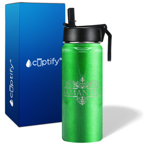 Personalized Vestige Design on 18oz Wide Mouth Bottle