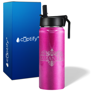 Personalized Vestige Design on 18oz Wide Mouth Bottle