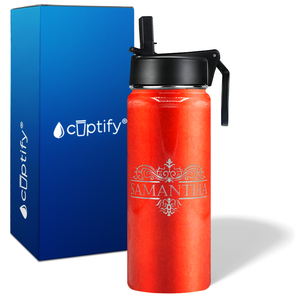 Personalized Vestige Design on 18oz Wide Mouth Bottle