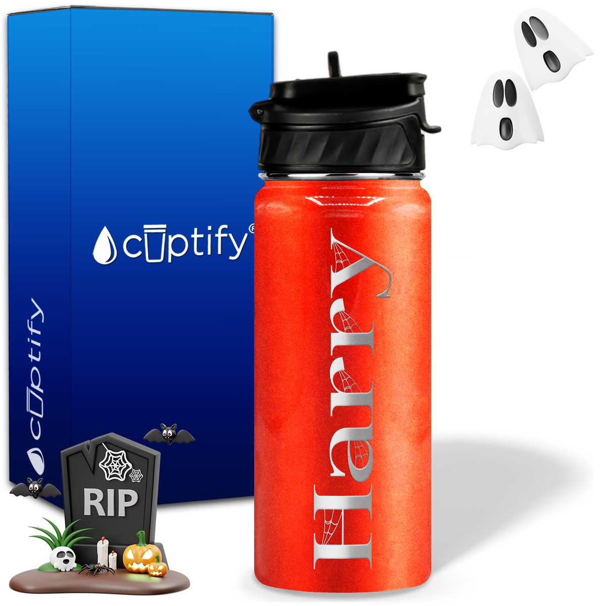 Wicked Halloween Personalized 18oz Water Bottle