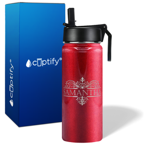 Personalized Vestige Design on 18oz Wide Mouth Bottle