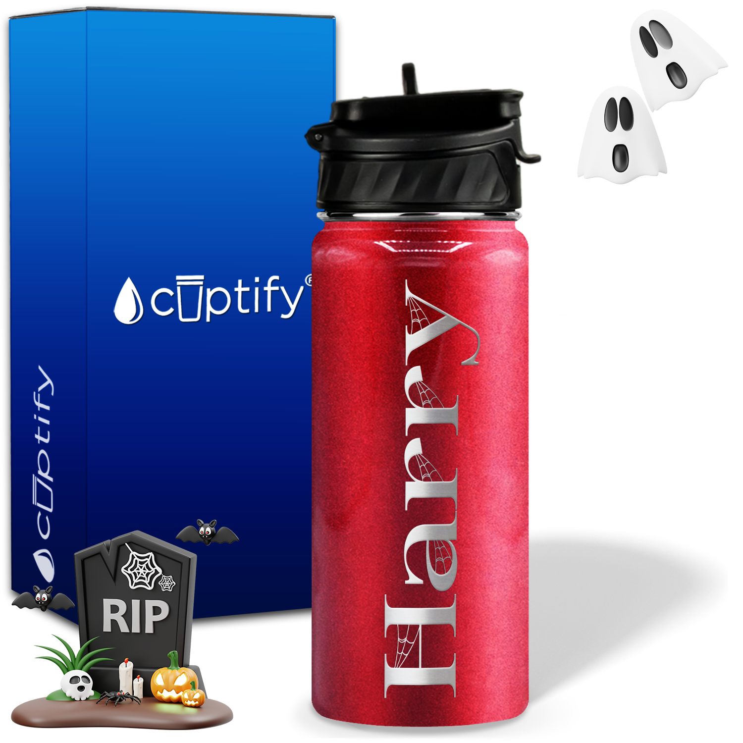 Wicked Halloween Personalized 18oz Water Bottle