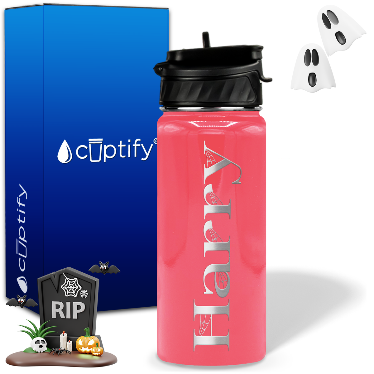 Wicked Halloween Personalized 18oz Water Bottle