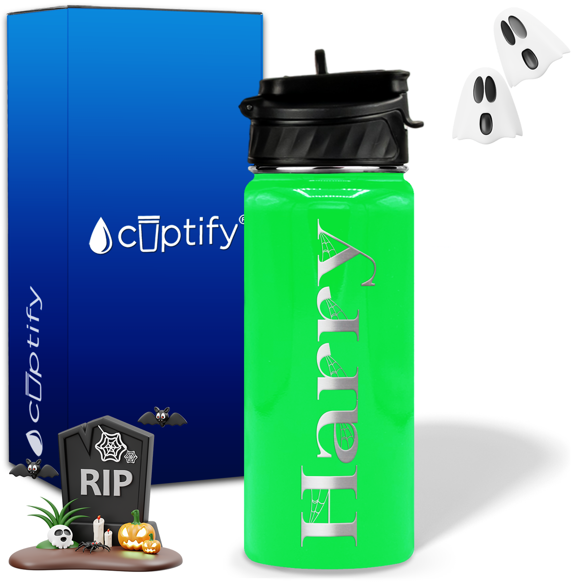 Wicked Halloween Personalized 18oz Water Bottle