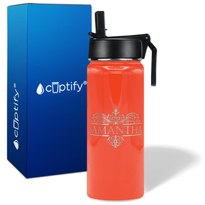 Personalized Vestige Design on 18oz Wide Mouth Bottle