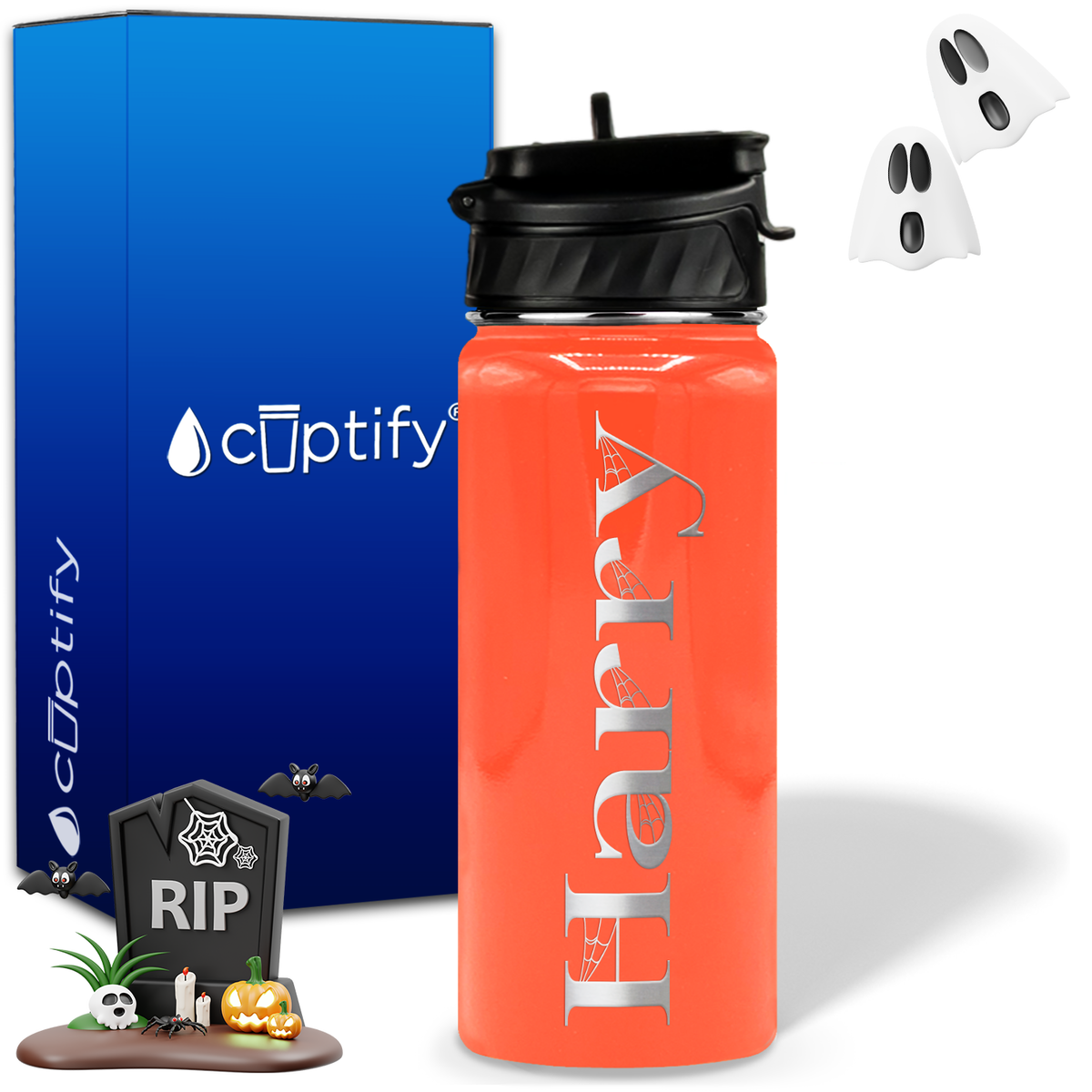 Wicked Halloween Personalized 18oz Water Bottle