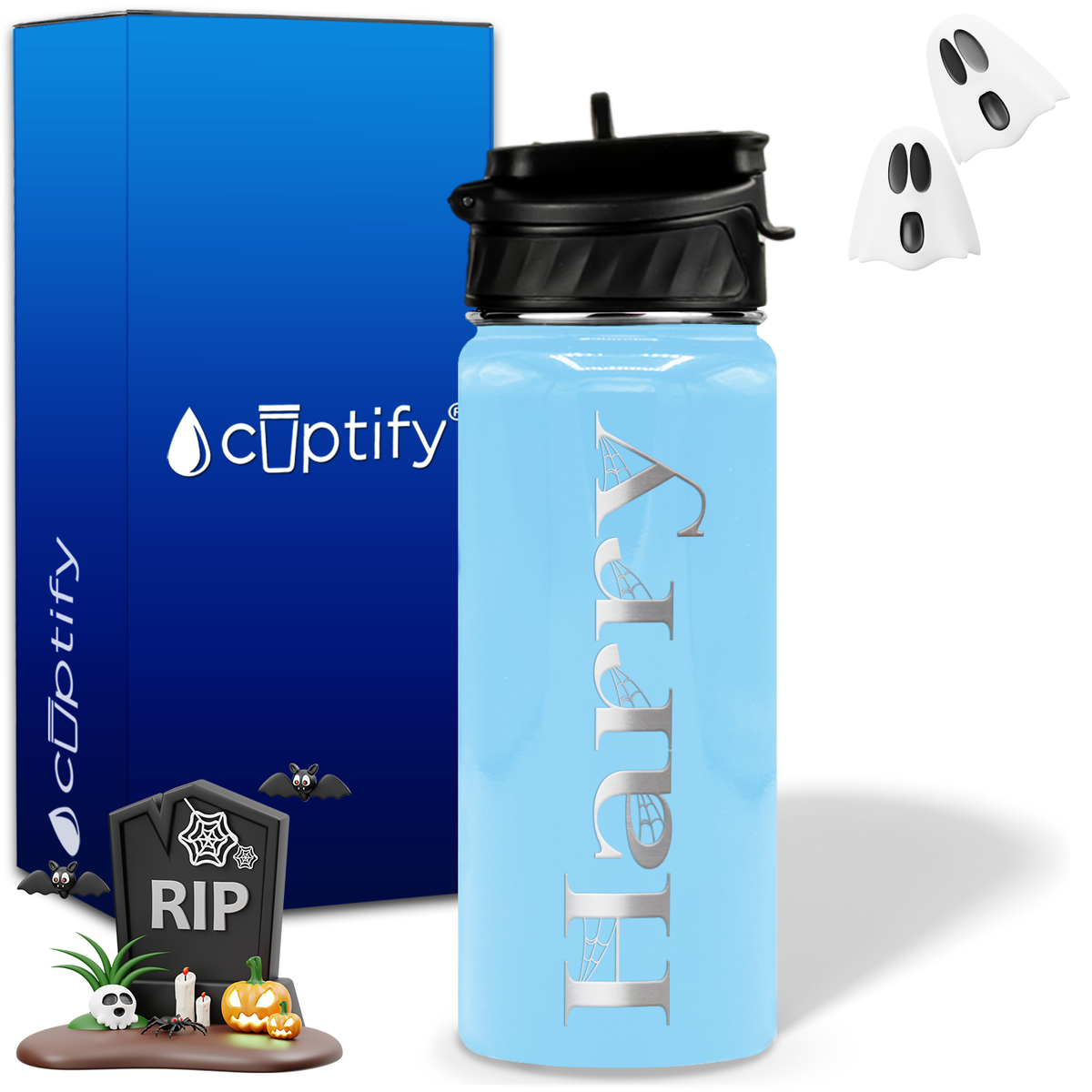 Wicked Halloween Personalized 18oz Water Bottle