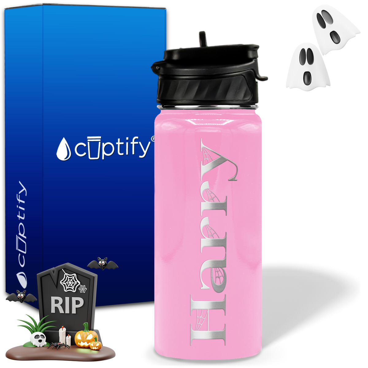 Wicked Halloween Personalized 18oz Water Bottle