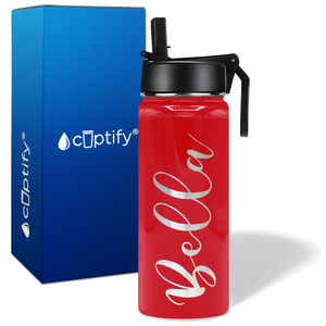 Personalized Bella Style on 18oz Wide Mouth