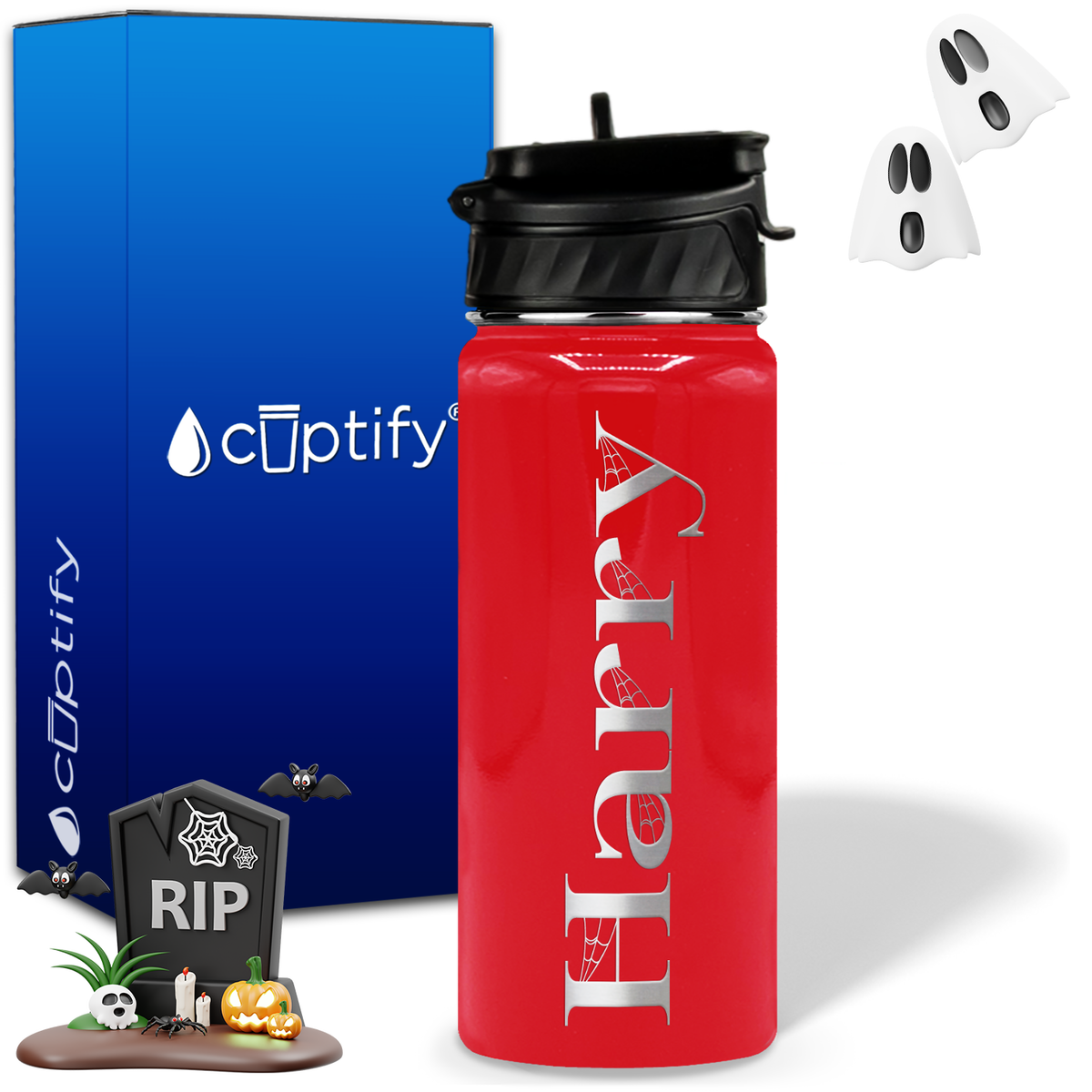 Wicked Halloween Personalized 18oz Water Bottle