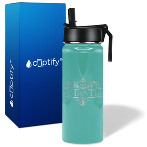 Personalized Vestige Design on 18oz Wide Mouth Bottle