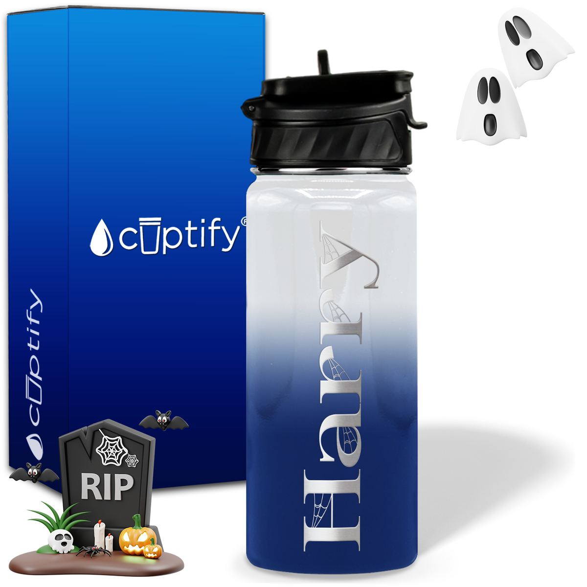Wicked Halloween Personalized 18oz Water Bottle
