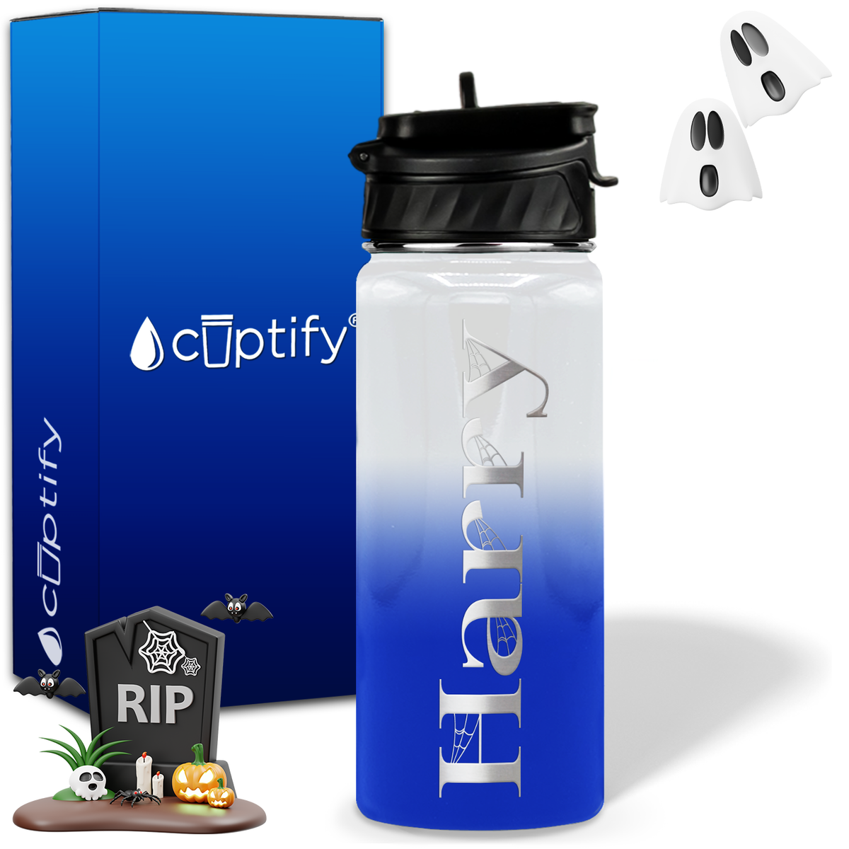 Wicked Halloween Personalized 18oz Water Bottle