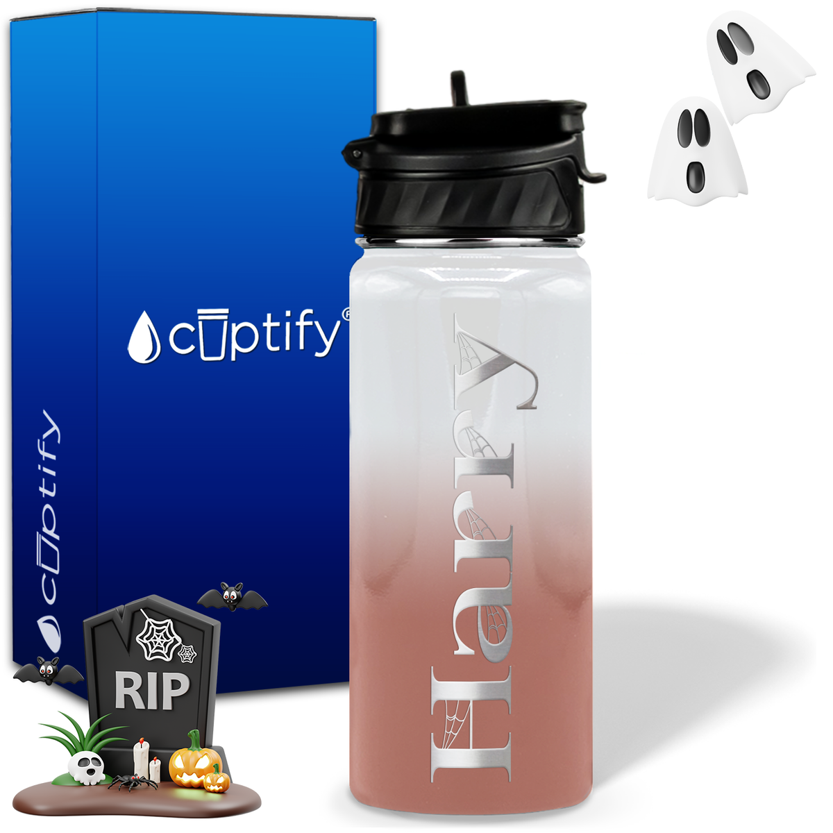 Wicked Halloween Personalized 18oz Water Bottle