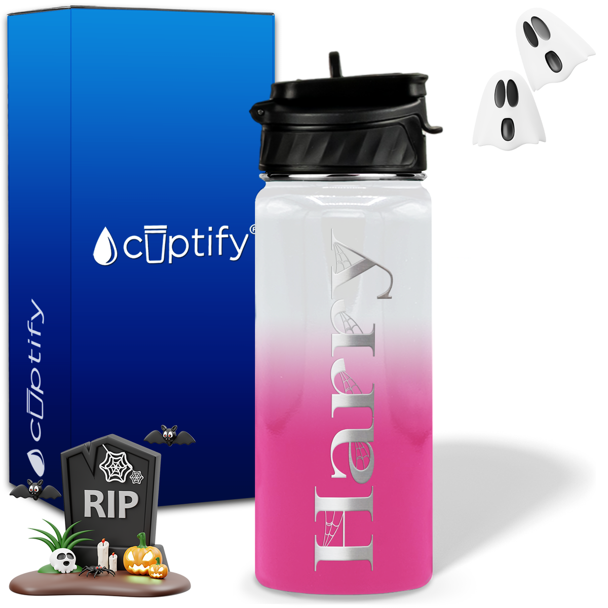 Wicked Halloween Personalized 18oz Water Bottle