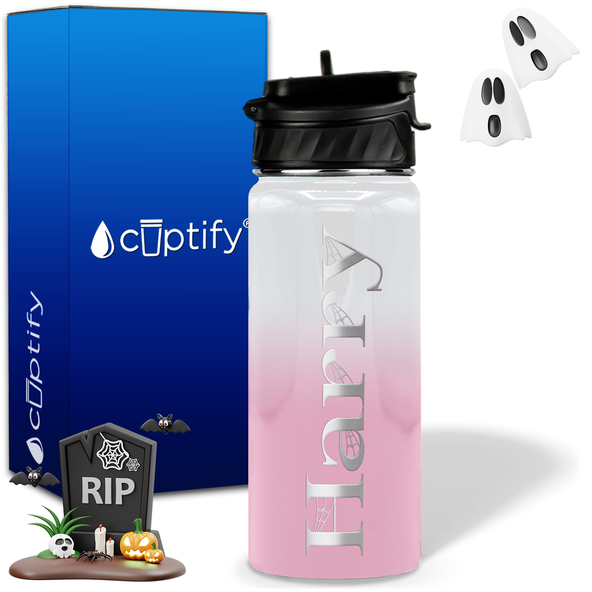 Wicked Halloween Personalized 18oz Water Bottle