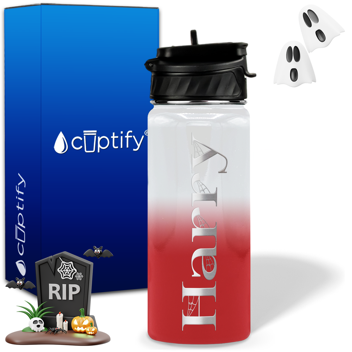 Wicked Halloween Personalized 18oz Water Bottle