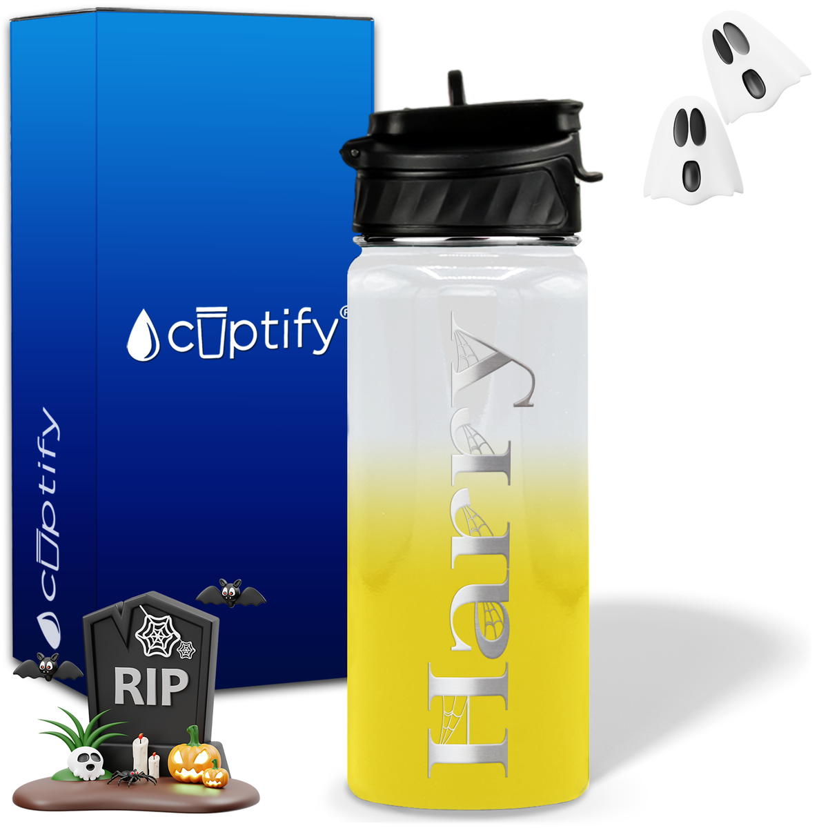 Wicked Halloween Personalized 18oz Water Bottle