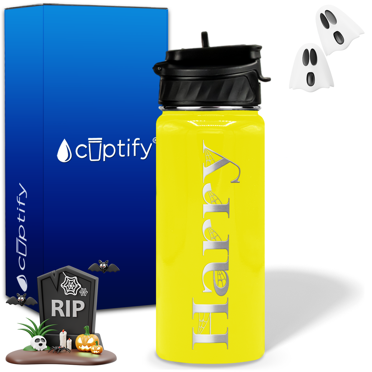 Wicked Halloween Personalized 18oz Water Bottle